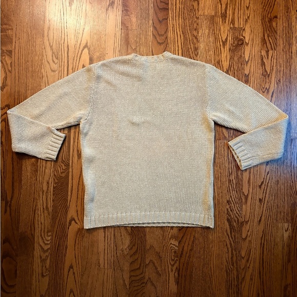 Ralph Lauren Purple Label Women’s Petite 100% Cotton Sweater Vintage Luxury Knit - Picture 2 of 7